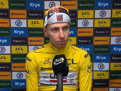 Tour de Francia: Radej Pogacar: "Si quitas el calor, este es el Tour que m�s me est� gustando"