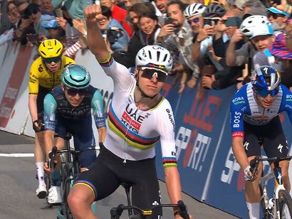 Tadej Pogacar gana en Martigny y se viste de l�der en el Tour de Romand�a