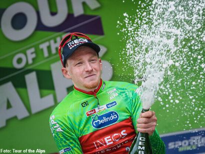 Tour de los Alpes: Tao Geoghegan Hart repite victoria en la segunda etapa
