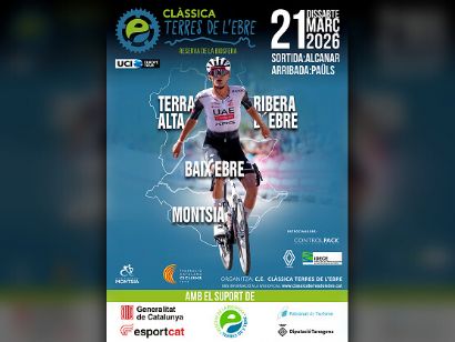 La Clssica Terres de lEbre 2026 se celebrar el 21 de marzo entre Alcanar y Pals
