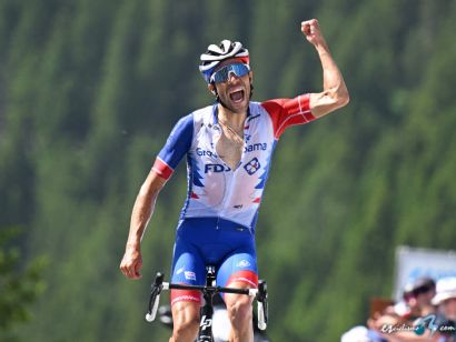 Tour de Suiza: Thibaut Pinot gana en Malbun, Sergio Higuita de amarillo