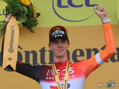 Tour de Francia: Thymen Arensman conquista La Plagne y Pogacar mantiene el liderato