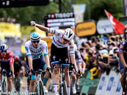 Tour de Francia: Tim Merlier gana al sprint en Dunkerque y Mathieu van der Poel sigue de amarillo