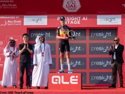 UAE Tour: Tim Merlier repite victoria en la sexta etapa, Remco Evenepoel sigue líder