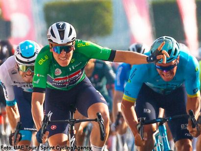 UAE Tour: Tim Merlier hace suya la sexta etapa, Jay Vine sigue líder