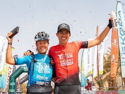 Roberto Bou y Kortekaas, nuevos reyes de la Titan Desert Marruecos