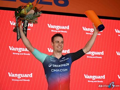 Tobias Lund Andresen prolonga su gran inicio de temporada con victoria en la Cadel Evans Road Race