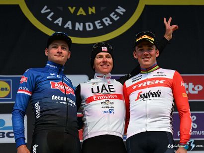 Nadie puede con Tadej Pogacar que consigue su primer Tour de Flandes