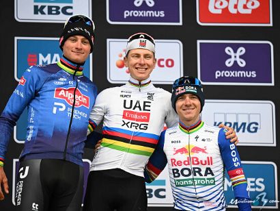 Tadej Pogacar hace historia ganando su tercer Tour de Flandes