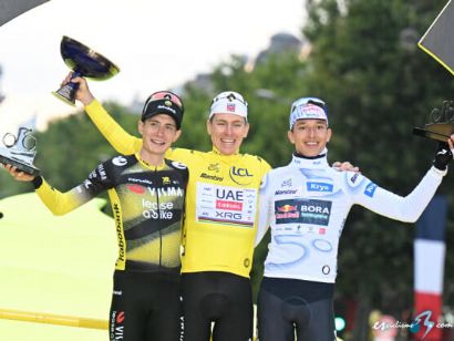 Tadej Pogacar logra su cuarto Tour de Francia, Wout van Aert gana a lo grande en París