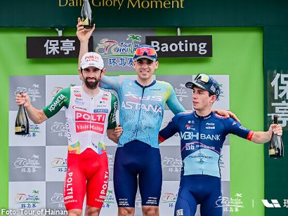 Guillermo Thomas Silva repite victoria en Baoting y recupera el liderato del Tour de Hainan