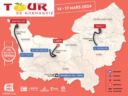 El Tour de Normandía Femenino presenta un recorrido espectacular y desafiante