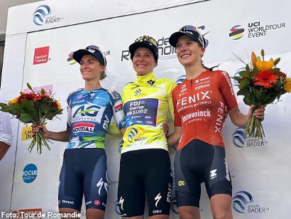 Blanka Vas se impone en Aigle y Elise Chabbey le arrebata el Tour de Romandía Femenino a Urska Zigart