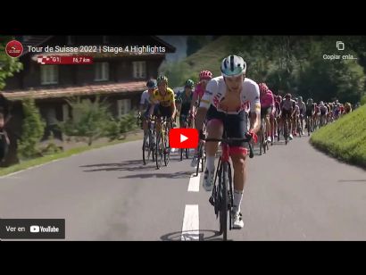 Tour de Suiza 2022: Vídeo resumen de la etapa 4