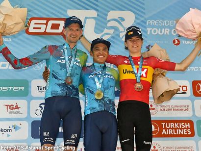 Harold Martín López gana la sexta etapa y Wout Poels refuerza su liderato en el Tour de Turquía