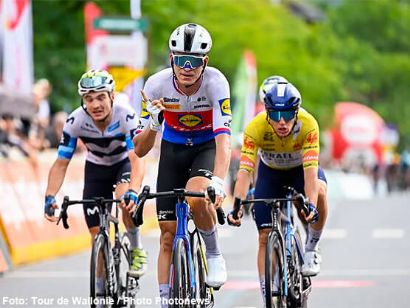 Mathias Vacek se impone en Seraing y Carlos Canal roza el podio en la cuarta etapa del Tour de Valonia