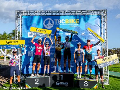 Tessa Kortekaas y Hans Becking dominan la cronoescalada de la Transgrancanaria Bike