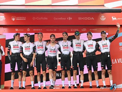 El UAE Emirates, implacable; su lder Joo Almeida, no tanto | Vuelta a Espaa