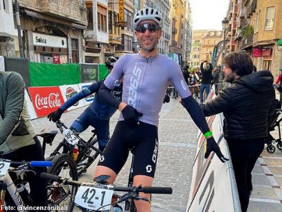 Vincenzo Nibali, encantado con su primera participación en la Andalucía Bike Race