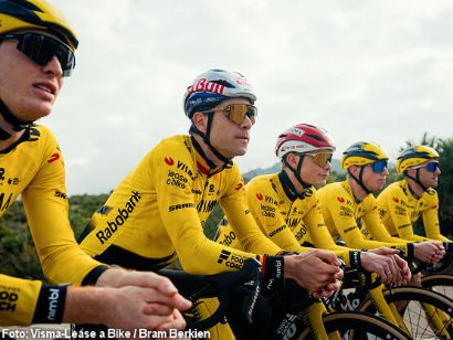 Visma-Lease a Bike presenta su nuevo maillot 2026 de la mano de Nimbl