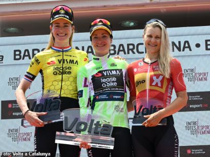 Marianne Vos se adjudica la Volta a Catalunya, Ally Wollaston gana la última etapa