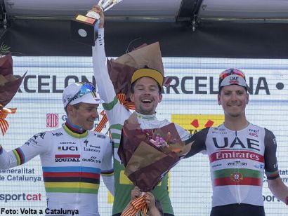 Primoz Roglic se hace con la Volta a Catalunya, Remco Evenepoel con la última etapa