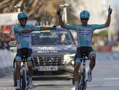 La Volta a la Comunitat Valenciana arranca con doblete del VF Group-Bardiani CSF