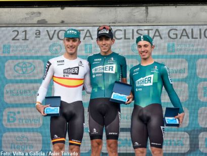 El equipo Finisher firma un triplete en la apertura de la Volta a Galicia