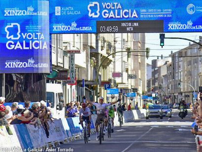 Volta a Galicia: Ricardo Zurita en Xinzo de Limia, José Luis Faura nuevo líder