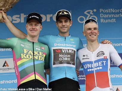 Rasmus S�jberg Pedersen sorprende en la �ltima etapa y Van Aert se lleva la Vuelta a Dinamarca