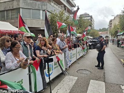 Nuevas protestas para pedir que salga de la Vuelta a España el equipo Israel-Premier Tech