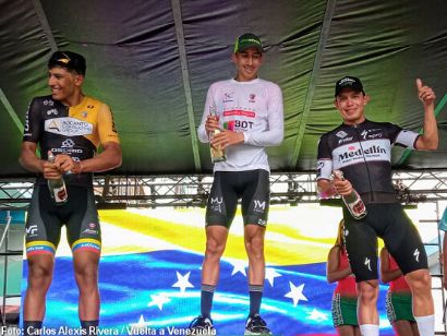 Luis Pinto se impone en la segunda etapa de la Vuelta a Venezuela; González sigue de líder