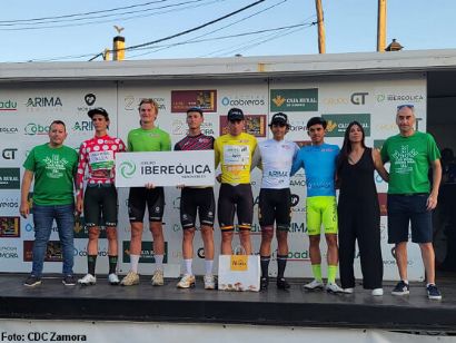 Aitor Agirre gana en Ricobayo y lidera la Vuelta a Zamora