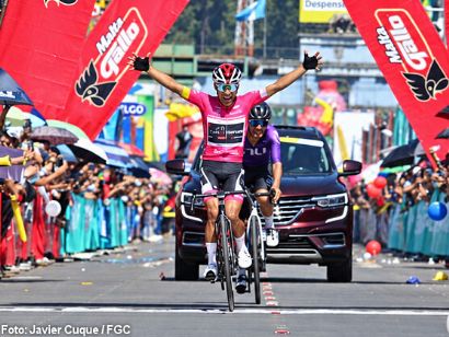 Vuelta a Guatemala: Wilson Chonay gana la quinta etapa en el Cerro El Ba�l, Cristian David Rico se viste de l�der
