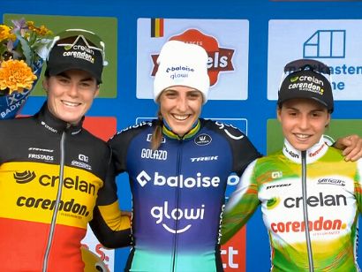 Lucinda Brand se exhibe en el Rapencross de Lokeren y refuerza su liderato en el X2O Trofee de ciclocross