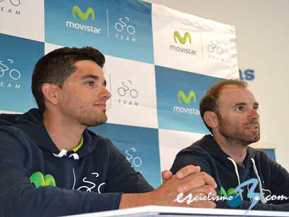 Alejandro Valverde y Beñat Intxausti, motivados ante la Vuelta al País Vasco