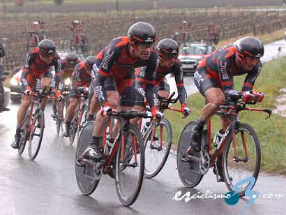 Tirreno-Adriático: Cadel Evans: "Es bueno tener unos segundos de ventaja sobre los rivales"