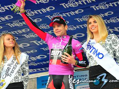 Giro del Trentino: Cadel Evans: "Ha sido muy duro, pero nos deja en una buena posición"