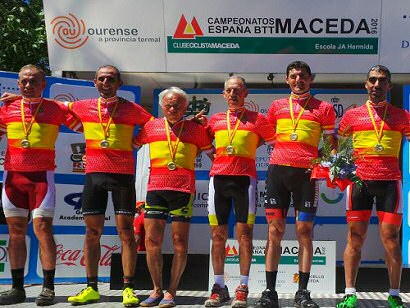 Campeonatos de España: Maceda coronó a los 8 campeones masters