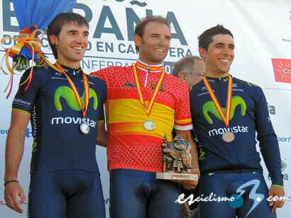 Ctos. de España: Valverde se proclama Campeón de España contrarreloj