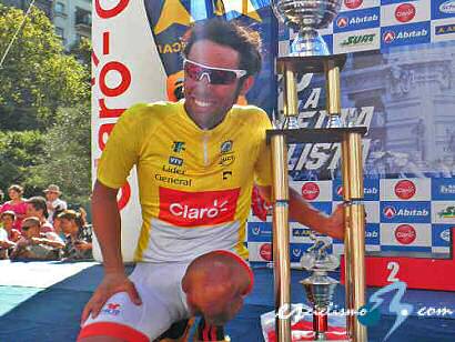 Carlos Oyarzún, primer chileno en ganar la Vuelta del Uruguay