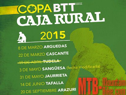 Suspendida la tercera prueba de la Copa Caja Rural BTT