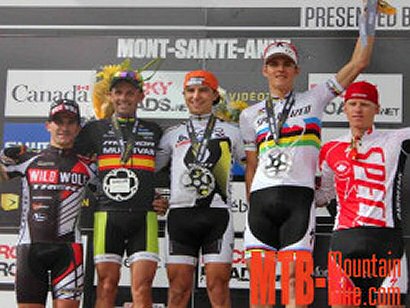 Copa del Mundo: Schurter se impone en Mont Saint Anne, con Hermida y Coloma en el pódium