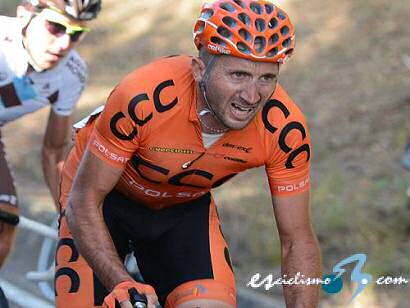 Davide Rebellin, en la Vuelta a Andalucía con el CCC-Sprandi-Polkowice