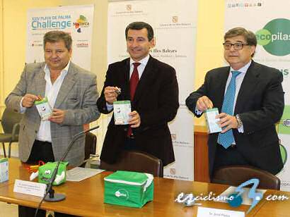 La Challenge de Mallorca y Ecopilas impulsan la recogida de pilas