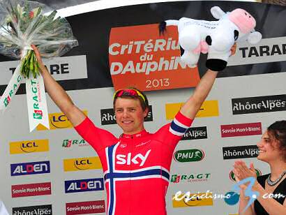 Critérium del Dauphiné: Boasson Hagen gana la tercera etapa y Veilleux sigue líder