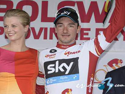 Elia Viviani, primer líder del Eneco Tour tras ganar en Bolsward