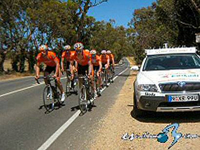 El Euskaltel Euskadi recorrió la primera etapa del Tour Down Under