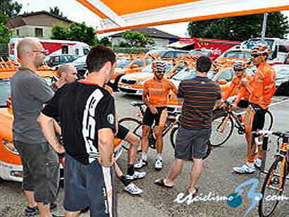 Igor Antón, al frente del Euskaltel-Euskadi en la Vuelta a Andalucía