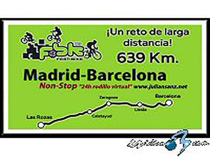 Julián Sanz tratará de completar el recorrido virtual Madrid-Barcelona en Festibike